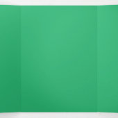 Grüner Hintergrund mit flacher Minze - Hochzeitsde Dreifach Gefaltete Karte (Innenseite Mitte)