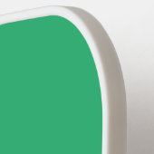 Grüner Hintergrund mit flacher Minze - Hochzeitsde Pickleball Schläger (Linke Seite)