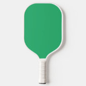 Grüner Hintergrund mit flacher Minze - Hochzeitsde Pickleball Schläger (Rückseite)