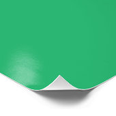 Grüner Hintergrund mit flacher Minze - Hochzeitsde Poster (Ecke)