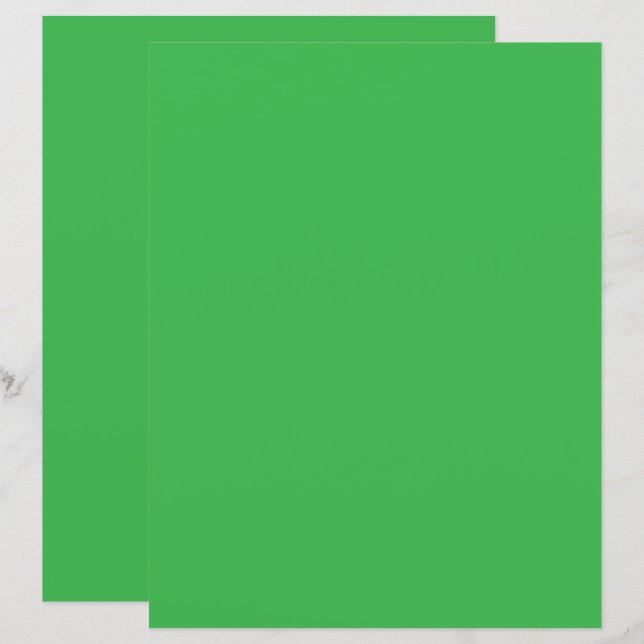 grüner Hintergrund mit weißem Rand (Vorne/Hinten)