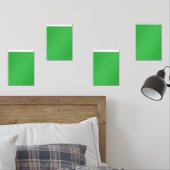 grüner Hintergrund mit weißem Rand Bilderwand Sets (Schlafzimmer)