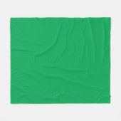 grüner Hintergrund mit weißem Rand Fleecedecke (Vorderseite (Horizontal))