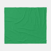 grüner Hintergrund mit weißem Rand Fleecedecke (Vorderseite (Horizontal))
