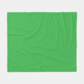 grüner Hintergrund mit weißem Rand Fleecedecke (Vorderseite (Horizontal))