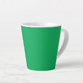 grüner Hintergrund mit weißem Rand Milchtasse (Rechte Ecke)