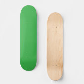 grüner Hintergrund mit weißem Rand Skateboard (Vorderseite)
