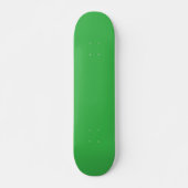 grüner Hintergrund mit weißem Rand Skateboard (Vorne)