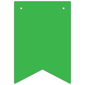 grüner Hintergrund mit weißem Rand Wimpelkette (Zweite Fahne)