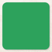 Grüner Hintergrund mit weißer Grenze für das moder Rechteckiger Pappuntersetzer (Vorderseite)