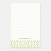 Grüner Hintergrund Post-it Klebezettel (Vorderseite)