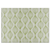 Grüner Hintergrund Schneidebrett (Vorderseite)