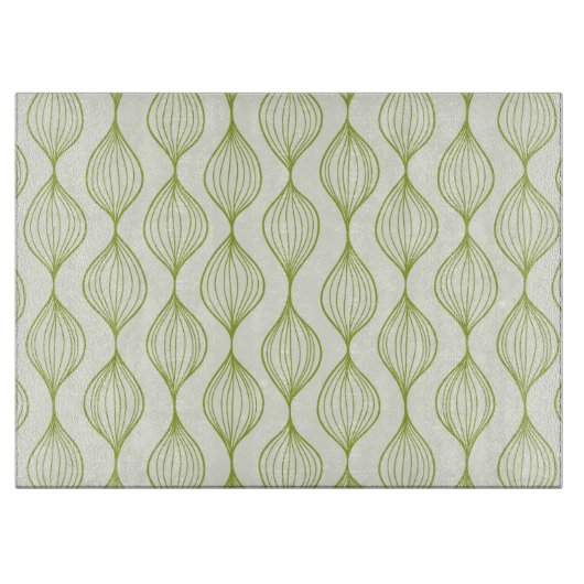 Grüner Hintergrund Schneidebrett (Vorderseite)