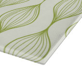 Grüner Hintergrund Schneidebrett (Ecke)