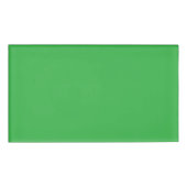 Grüner Hintergrund und weiße Grenze für ein modern Namenschild (Vorderseite)
