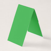 Grüner Hintergrund und weiße Grenze für ein modern Visitenkarten (Vorderseite)