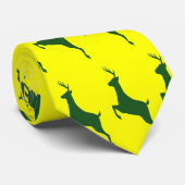 Grüner Hirschnrückstand Krawatte (Gerollt)