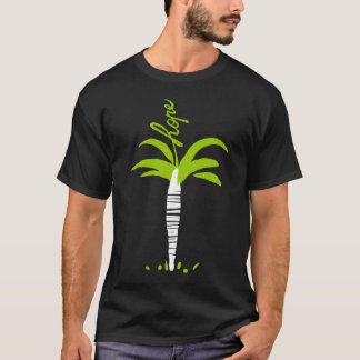 Grüner Hoffnungs-Gekritzel-Kunst-T - Shirt