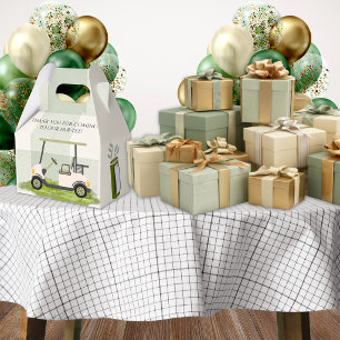 Grüner Hole-in-One-Junge zum ersten Geburtstag Geschenkschachtel