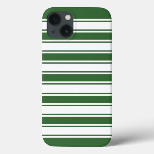 Grüner Horizontalstreifen Case-Mate iPhone Hülle (Rückseite)