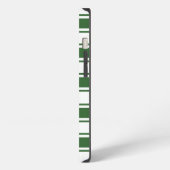 Grüner Horizontalstreifen iPhone Hülle (Linke Seite)