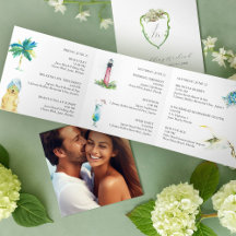 Grüner Hortensien-Hochzeitsterminplan