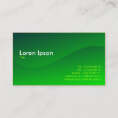 Grüner Hügel Visitenkarte (Rückseite)