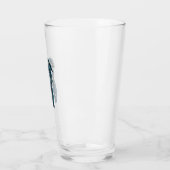 Grüner Hund mit Brille Glas (Links)