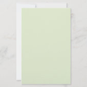 Grüner Hydrangeen-Schreibpapier Briefpapier (Rückseite)