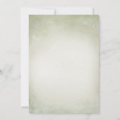 Grüner Igel und Mushroom-Babydusche Einladung (Rückseite)