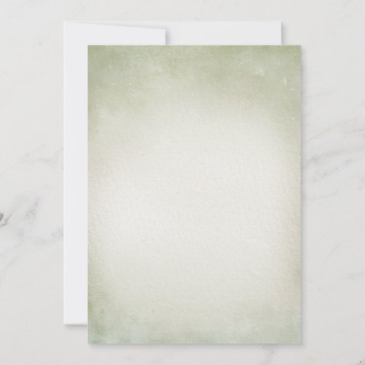 Grüner Igel und Mushroom-Babydusche Einladung (Rückseite)