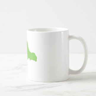 Grüner Inchworm Kaffeetasse