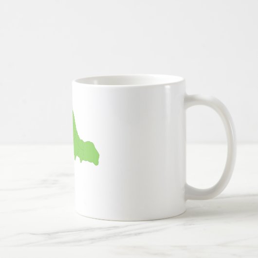 Grüner Inchworm Kaffeetasse (Rechts)