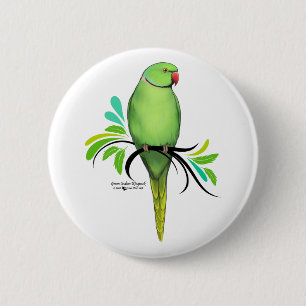 Grüner Indianerapfel Button