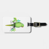 Grüner Indianerapfel Gepäckanhänger (Vorderseite horizontal)