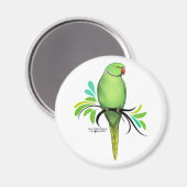 Grüner Indianerapfel Magnet (Vorderseite/Rückseite)