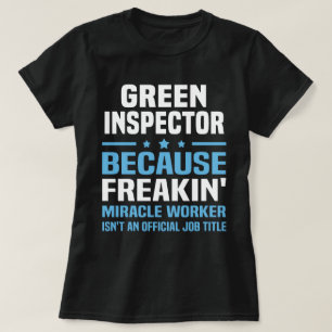 Grüner Inspektor T-Shirt