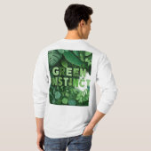 Grüner Instinkt T-Shirt (Schwarz voll)