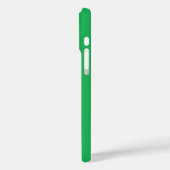 Grüner iPhone-Hülle mit lustigem Strauß - Lächeln Case-Mate iPhone Hülle (Rückseite / Links)