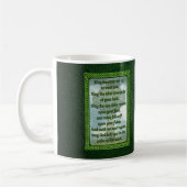 Grüner irischer Segen Kaffeetasse (Links)