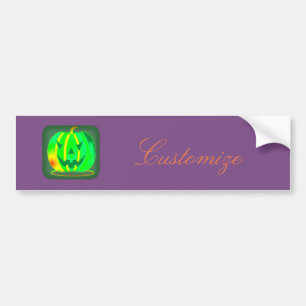 Grüner Jack oder Laterne Halloween Thunder_Cove Autoaufkleber