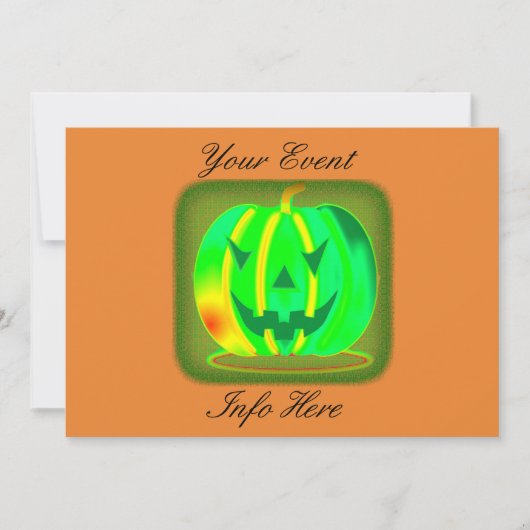 Grüner Jack o'lantern Halloween Thunder_Cove (Vorderseite)