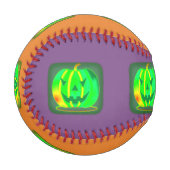 Grüner Jack o'lantern Halloween Thunder_Cove Baseball (Vorderseite Links)