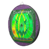 Grüner Jack o'lantern Halloween Thunder_Cove Dartscheibe (Vorderseite rechts)