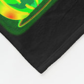 Grüner Jack o'lantern Halloween Thunder_Cove Fleecedecke (Ecke)