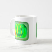 Grüner Jack o'lantern Halloween Thunder_Cove Kaffeetasse (Vorderseite Links)