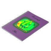 Grüner Jack o'lantern Halloween Thunder_Cove Notizblock (Linke Seite)