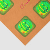 Grüner Jack o'lantern Halloween Thunder_Cove Seidenpapier (Ausschnitt)