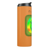 Grüner Jack o'lantern Halloween Thunder_Cove Thermosbecher (Nach links gedreht)