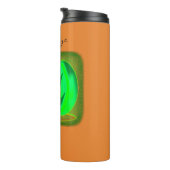 Grüner Jack o'lantern Halloween Thunder_Cove Thermosbecher (Nach rechts gedreht)